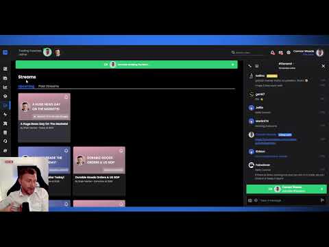 traderoom live stream video placeholder